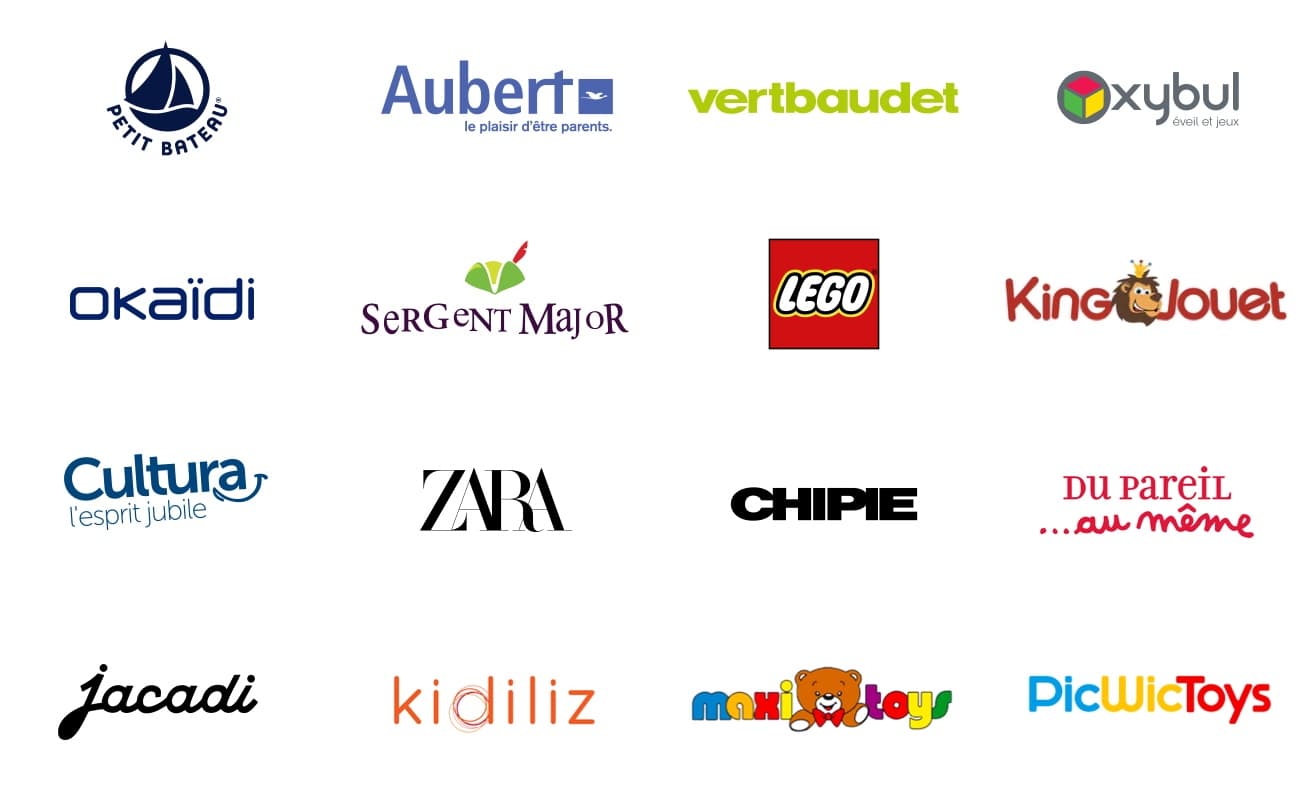 Kids stores logos