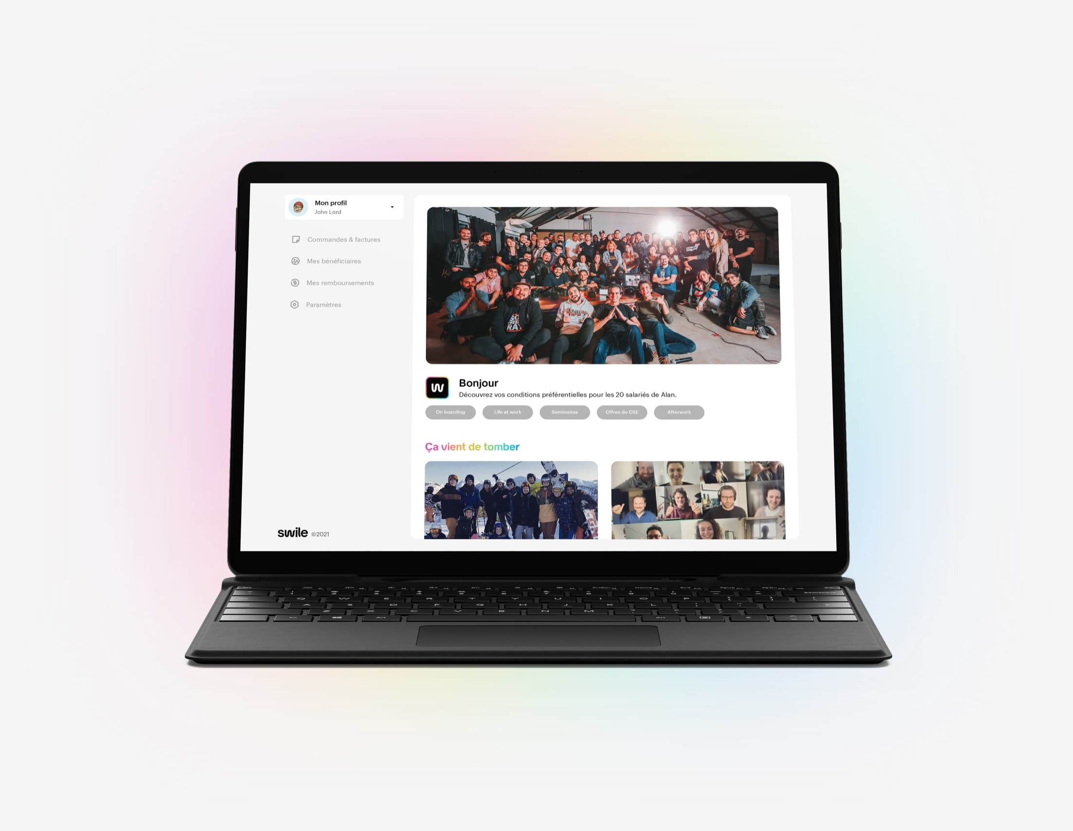 Plateforme Swile