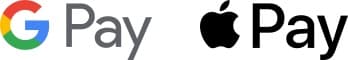 Logos Google Pay et Apple Pay