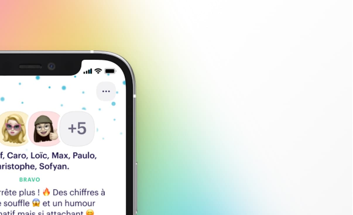 App screen Swile app