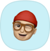Icône memoji clin d'oeil