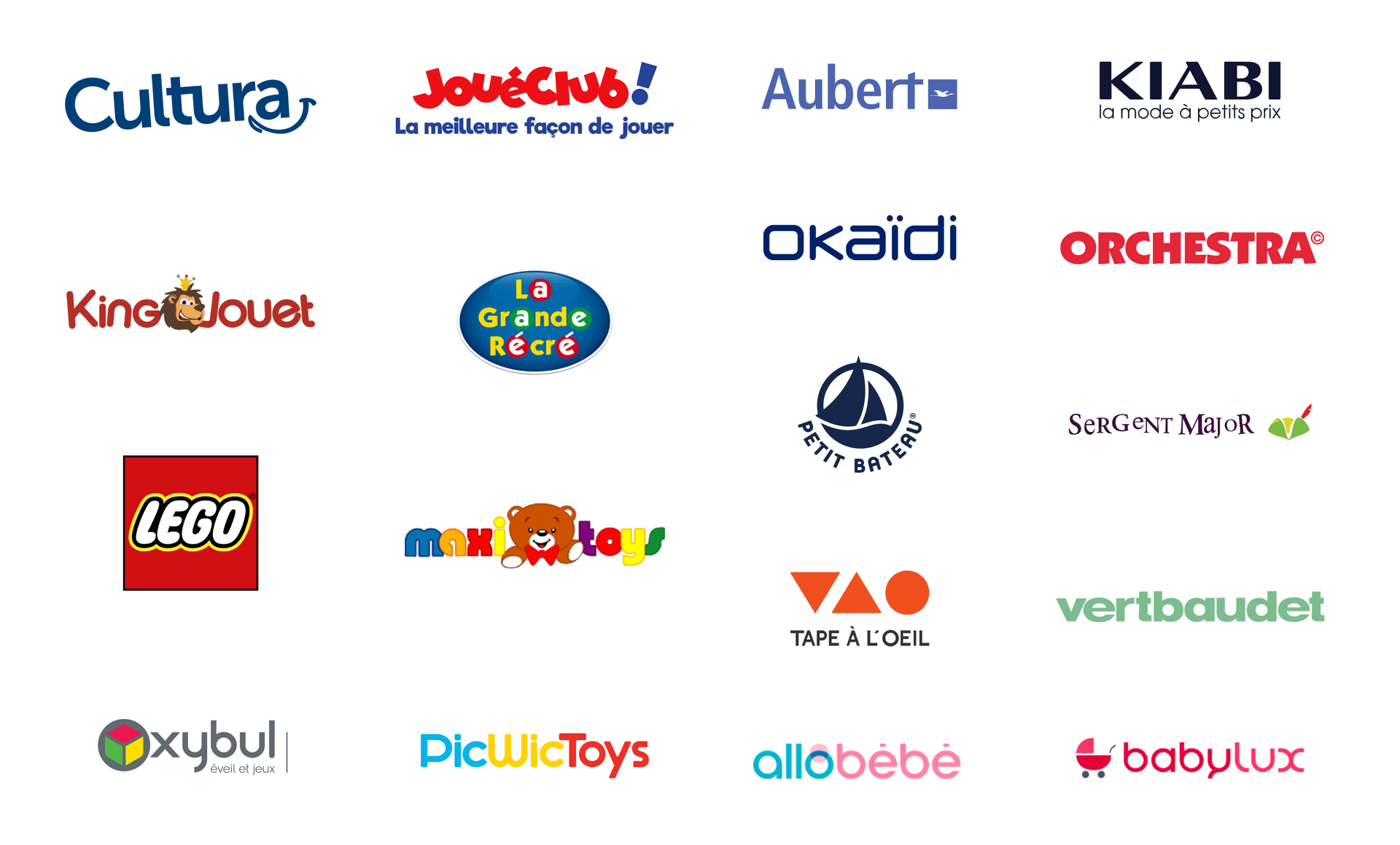 Logos marques partenaires