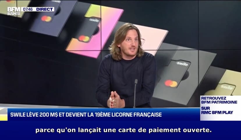 Swile BFMTV 12.10.2021