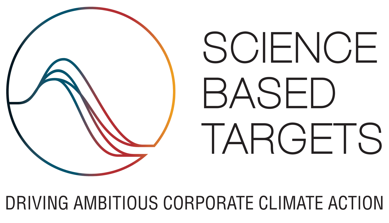 Logo Science Based Targets initiative.