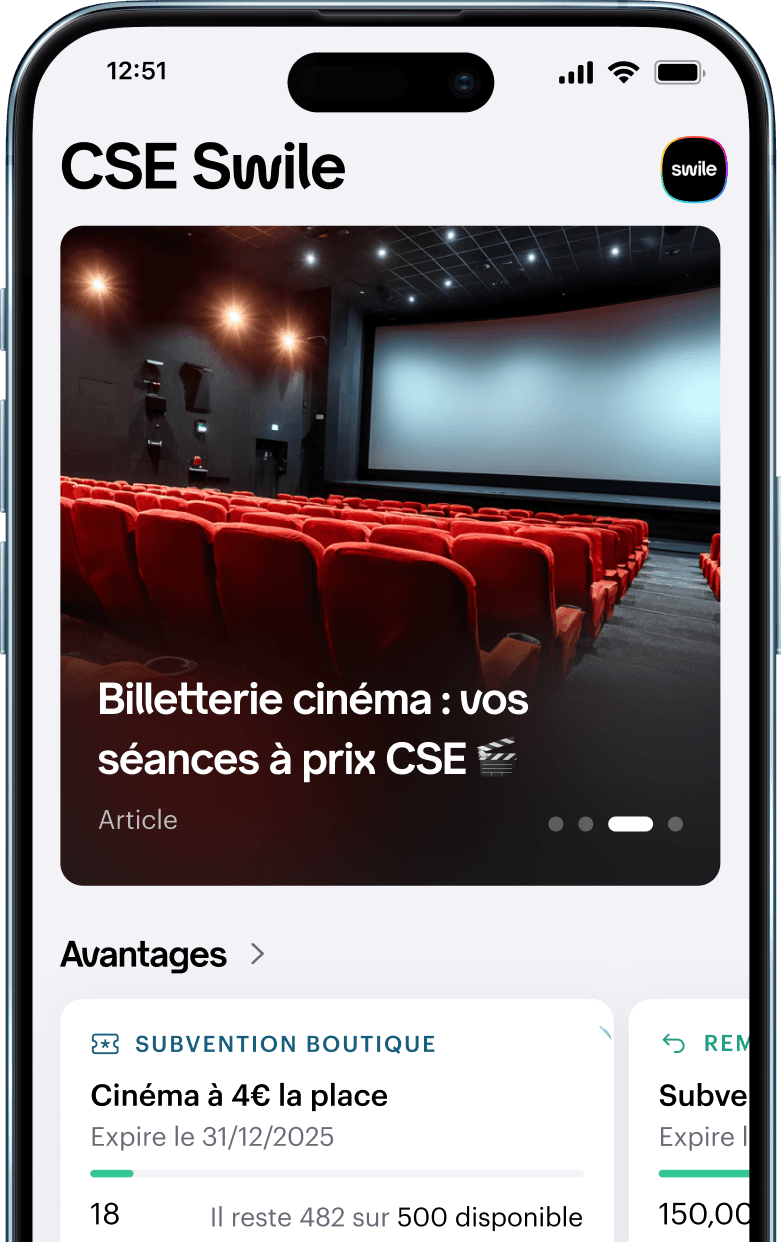 Application CSE Swile
