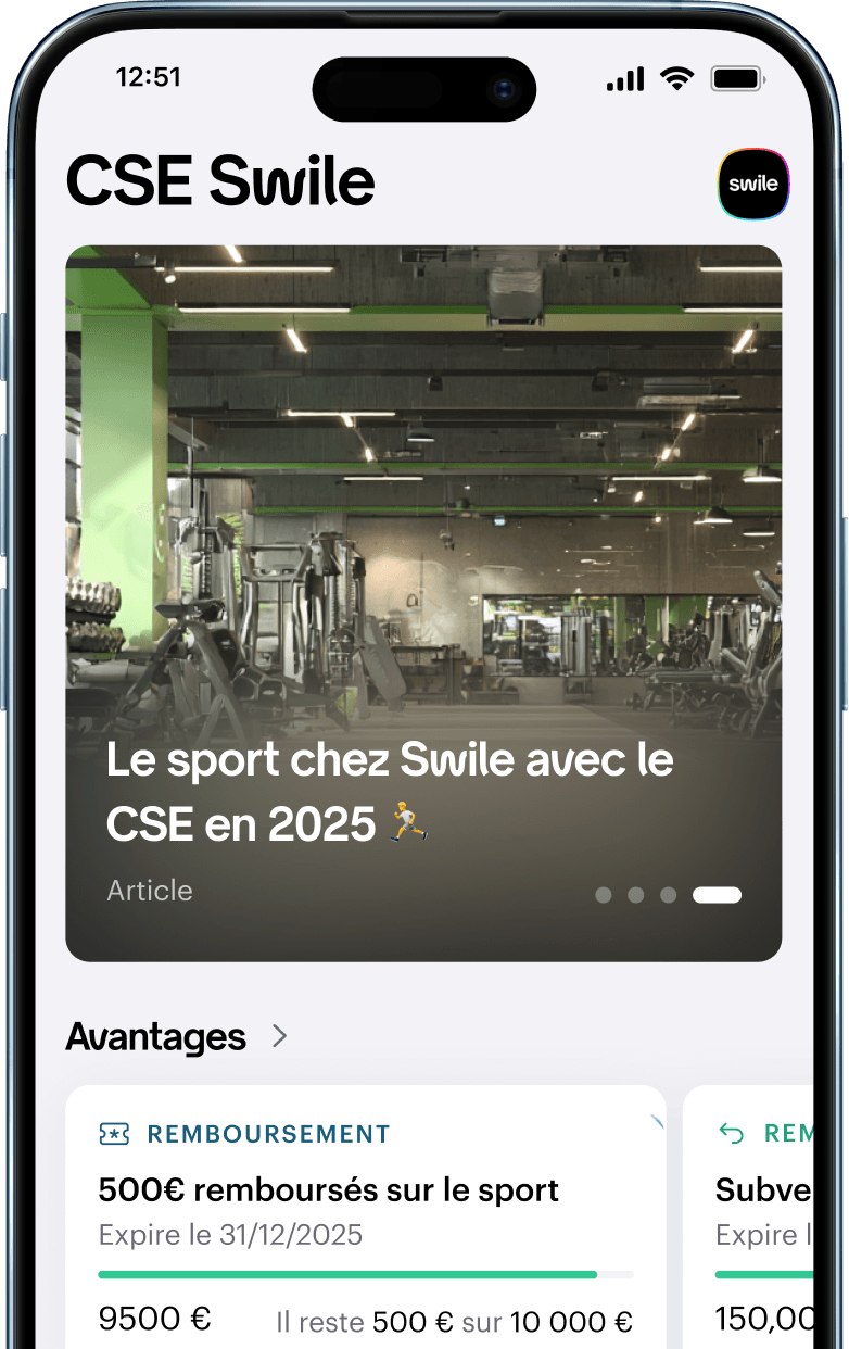 Application CSE Swile