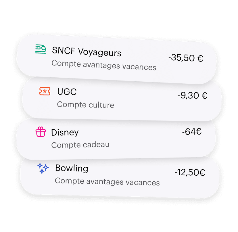 Carte unique, paiements multiples